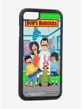 Bob's Burgers Belcher Family At Restaurant Counter Blues iPhone XS Rubber Cell Phone Case, , hi-res
