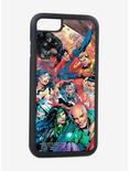 DC Comics Justice League Issue 34 Superheroes Selfie Variant Cover iPhone XS Rubber Cell Phone Case, , hi-res