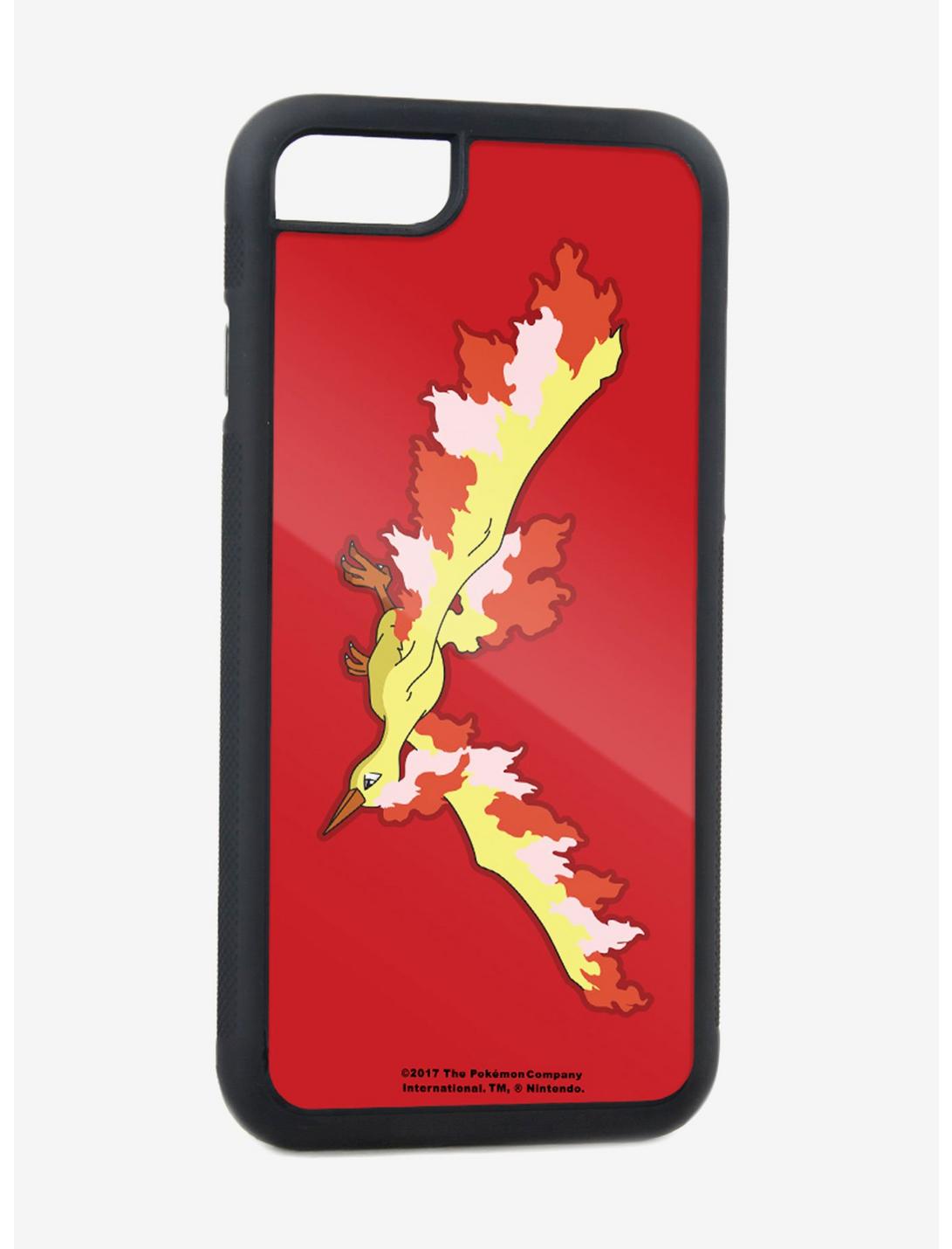 Pokemon Moltres Fire Flying Pose4 Wood Red iPhone XR Rubber Cell Phone Case, , hi-res