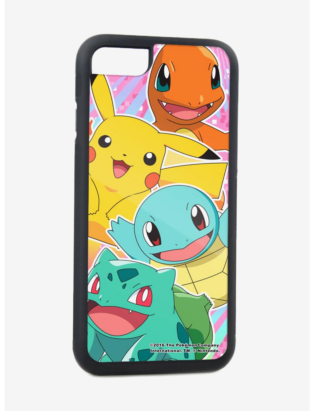 Pokemon Pikachu Kanto Starter Pokemon Close Up Pose Wood iPhone X Rubber Cell Phone Case, , hi-res
