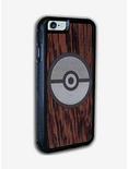 Pokemon Poke Ball Marquetry Black Walnut Metal iPhone X Rubber Cell Phone Case, , hi-res
