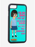 Bob's Burgers Tina Belcher No Hero I Put My Bra On One Boob At A Time iPhone XR Rubber Cell Phone Case, , hi-res