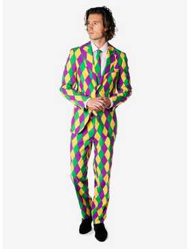 OppoSuits Men's Harleking Mardi Gras Suit, , hi-res