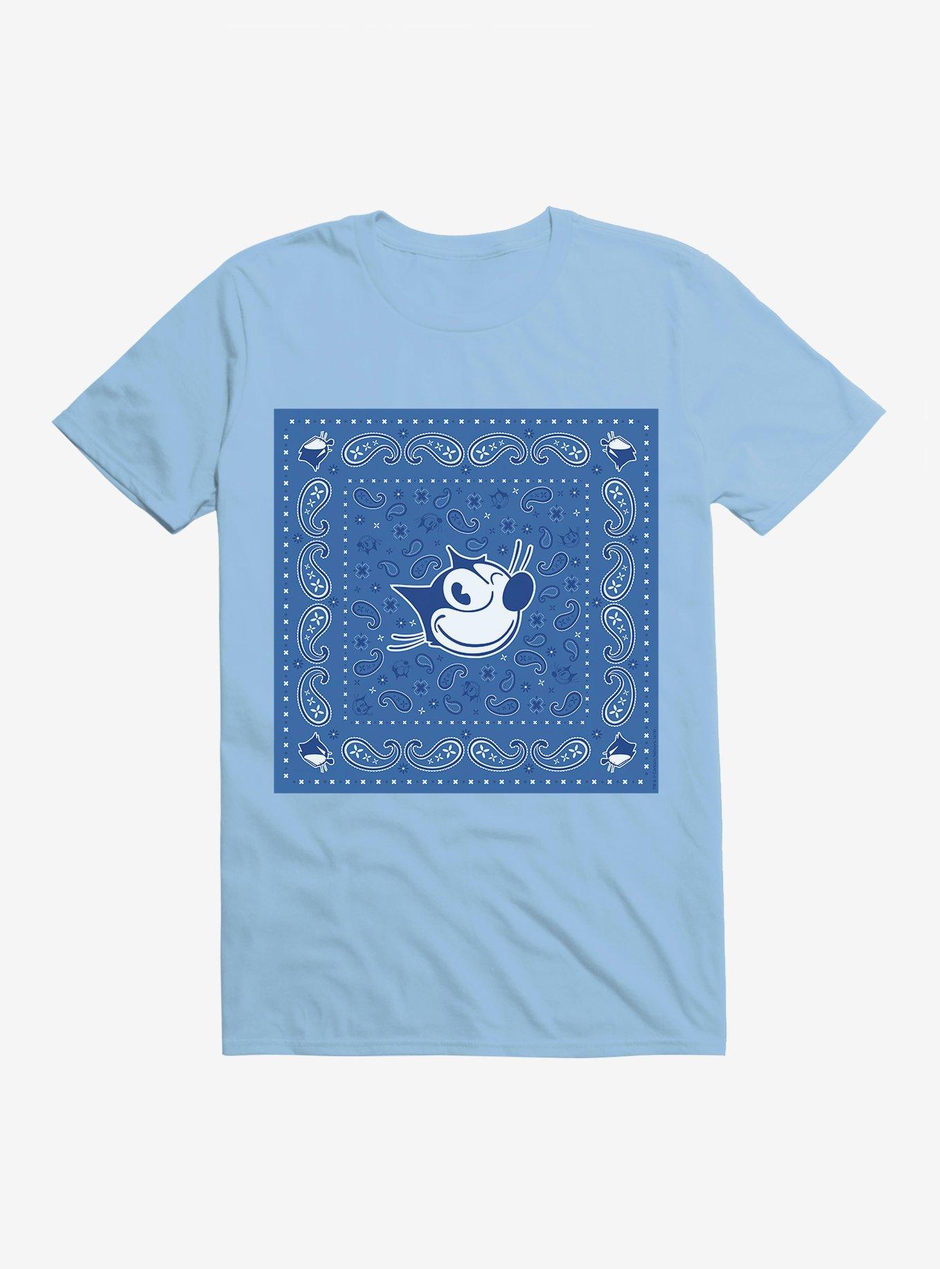 Felix The Cat Bandana T-Shirt, LIGHT BLUE, hi-res