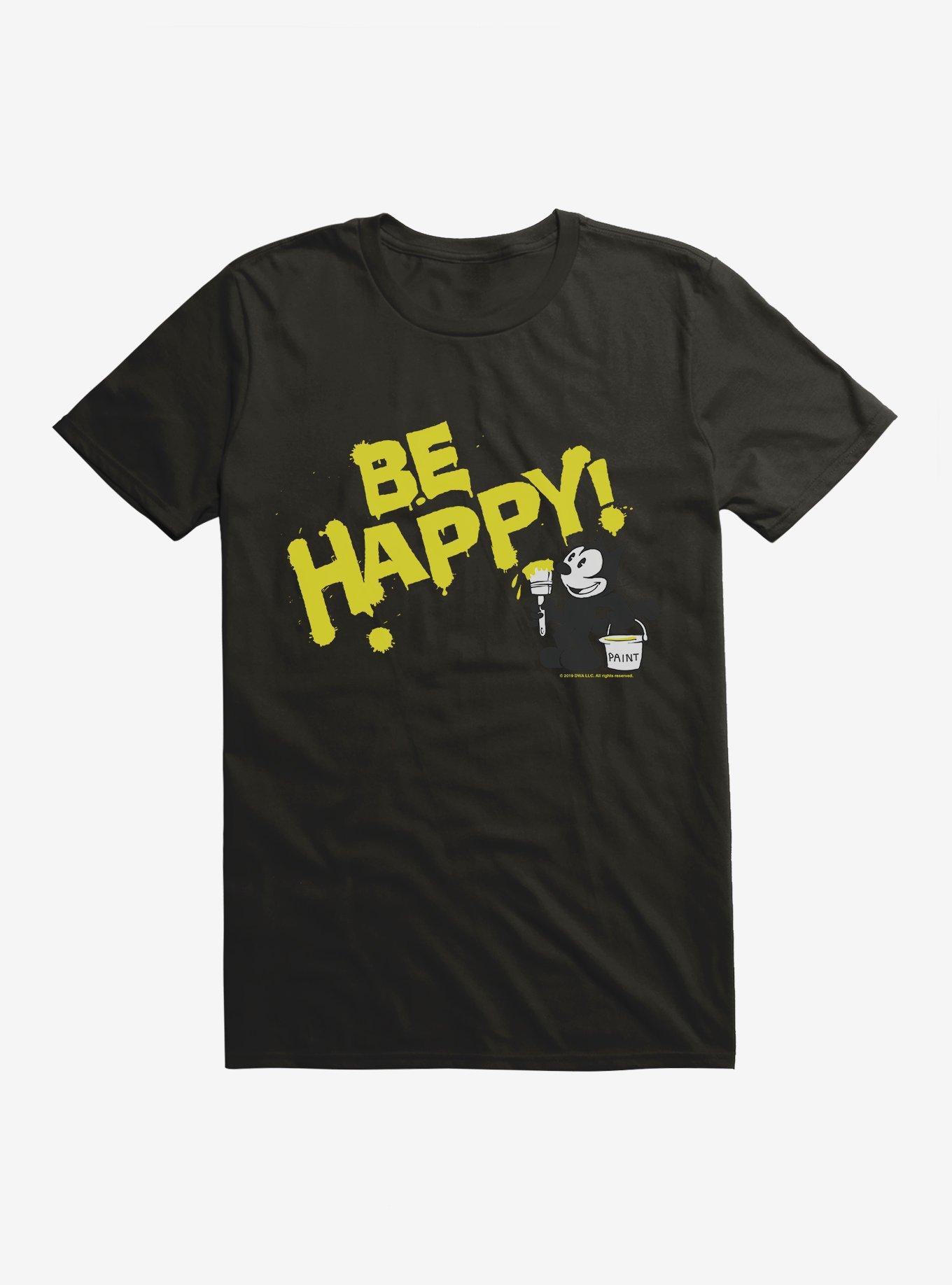Felix The Cat Be Happy! Paint T-Shirt, , hi-res
