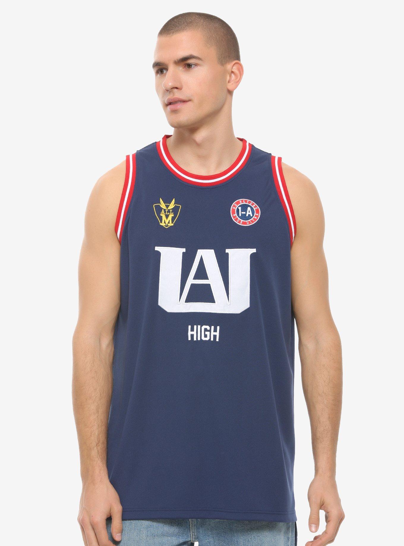 My Hero Academia U.A. High Jersey Tank Top, BLUE, hi-res