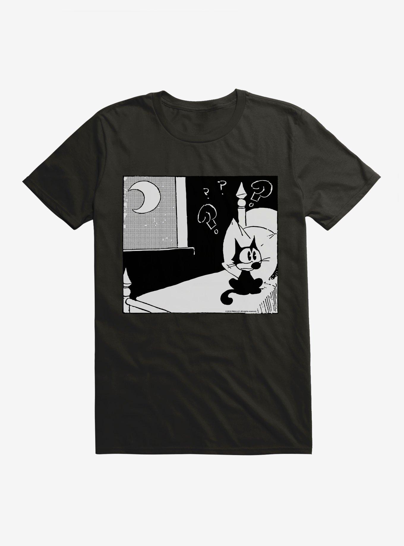 Felix The Cat Confused Of The Dark T-Shirt | BoxLunch