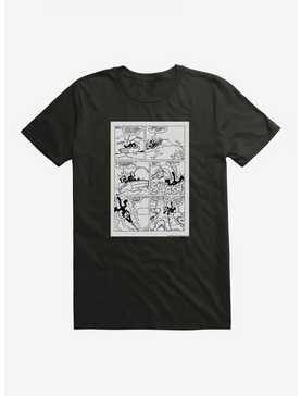 Felix The Cat Fishing Comic Strip T-Shirt, , hi-res