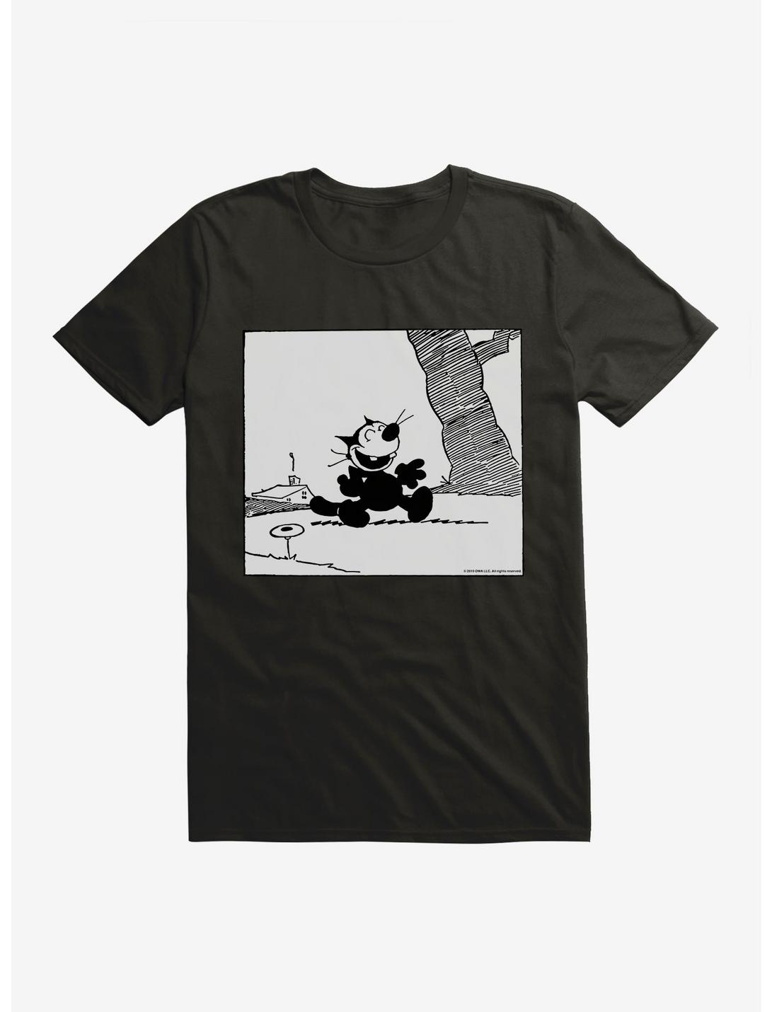 Felix The Cat Happy Stroll T-Shirt, BLACK, hi-res