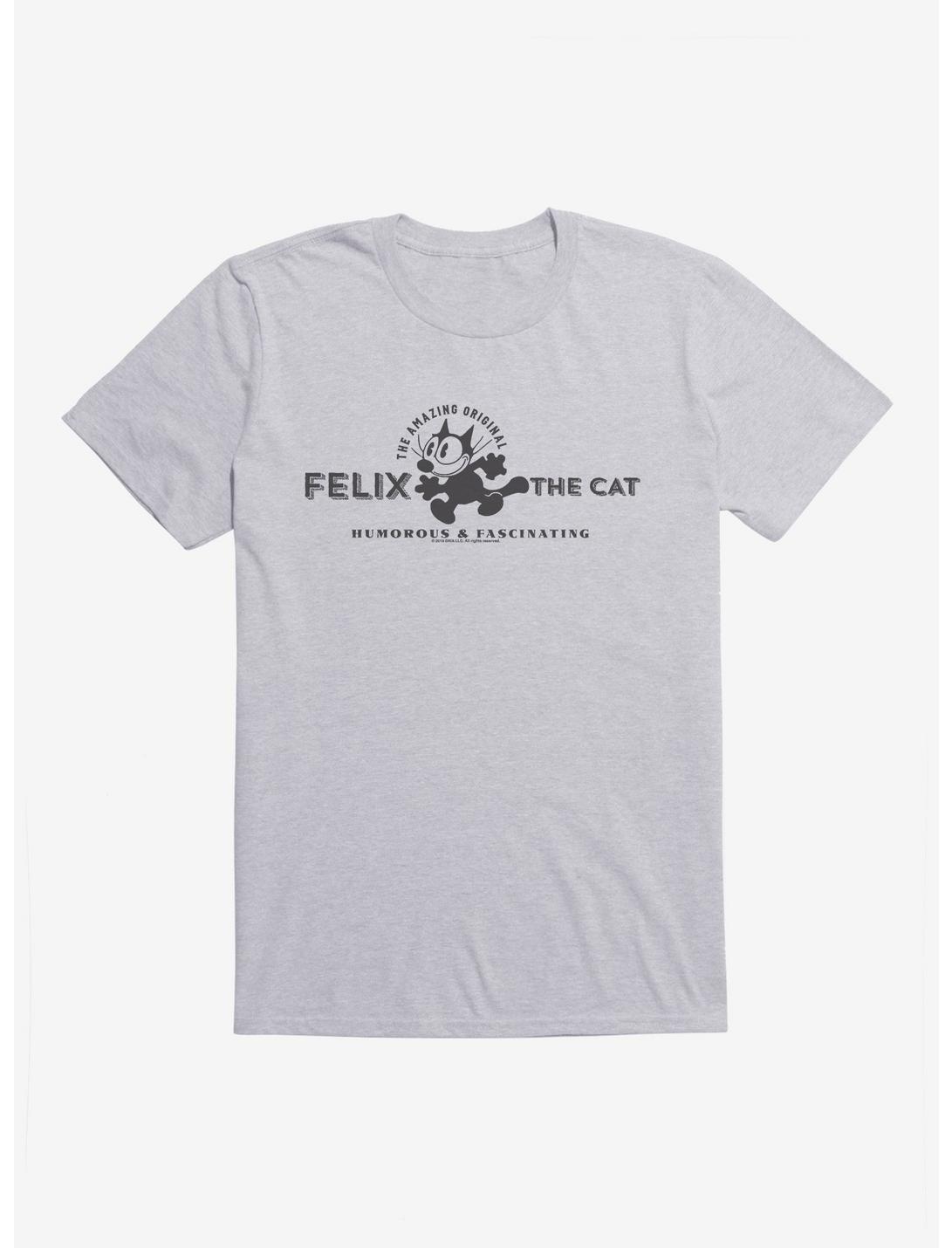 Felix The Cat Humorous & Fascinating T-Shirt, HEATHER GREY, hi-res