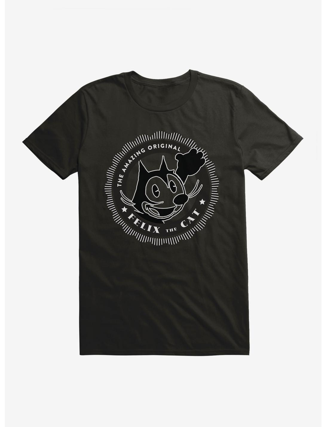 Felix The Cat Original Logo T-Shirt, BLACK, hi-res