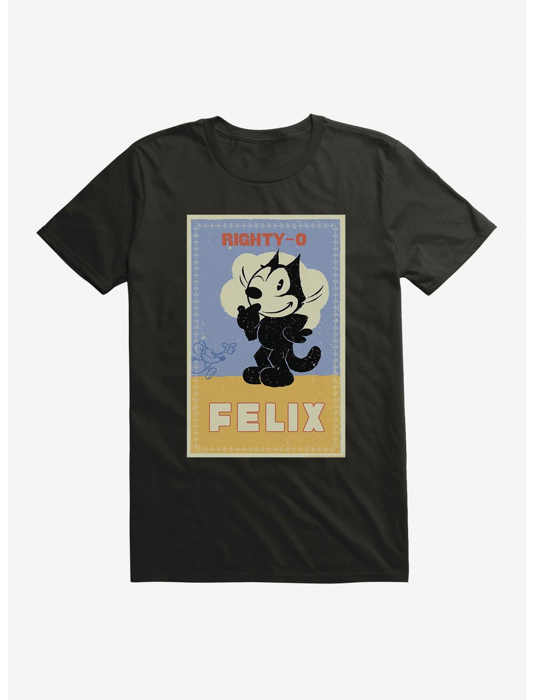 Felix The Cat Mighty-O T-Shirt, BLACK, hi-res