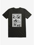 Felix The Cat Inheritance Comic Strip T-Shirt, BLACK, hi-res