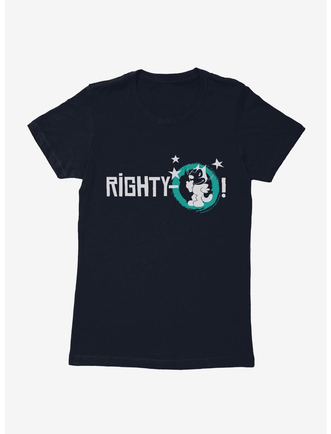 Felix The Cat Righty-O! Felix Womens T-Shirt, MIDNIGHT NAVY, hi-res