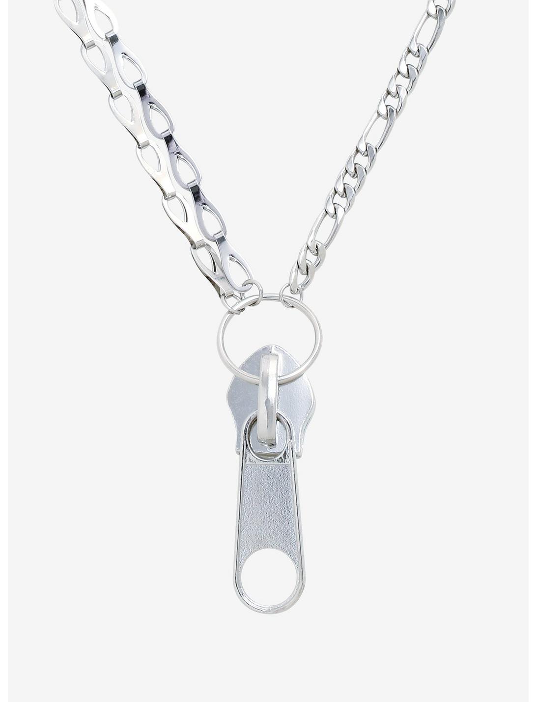 Zipper Chain Necklace, , hi-res