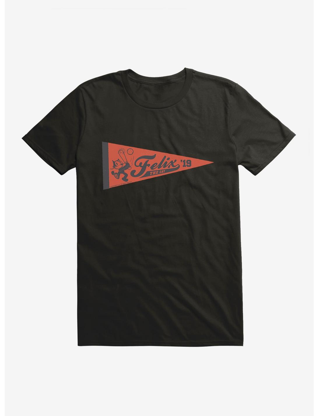 Felix The Cat 19' Baseball Banner T-Shirt, BLACK, hi-res