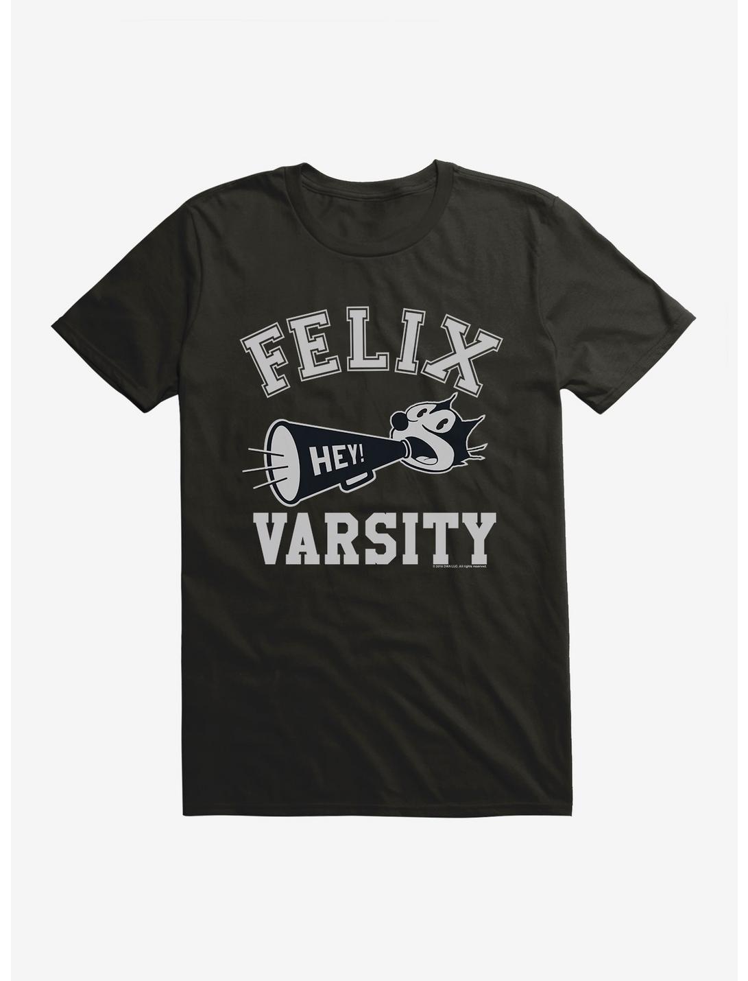Felix The Cat Hey Varsity T-Shirt, BLACK, hi-res