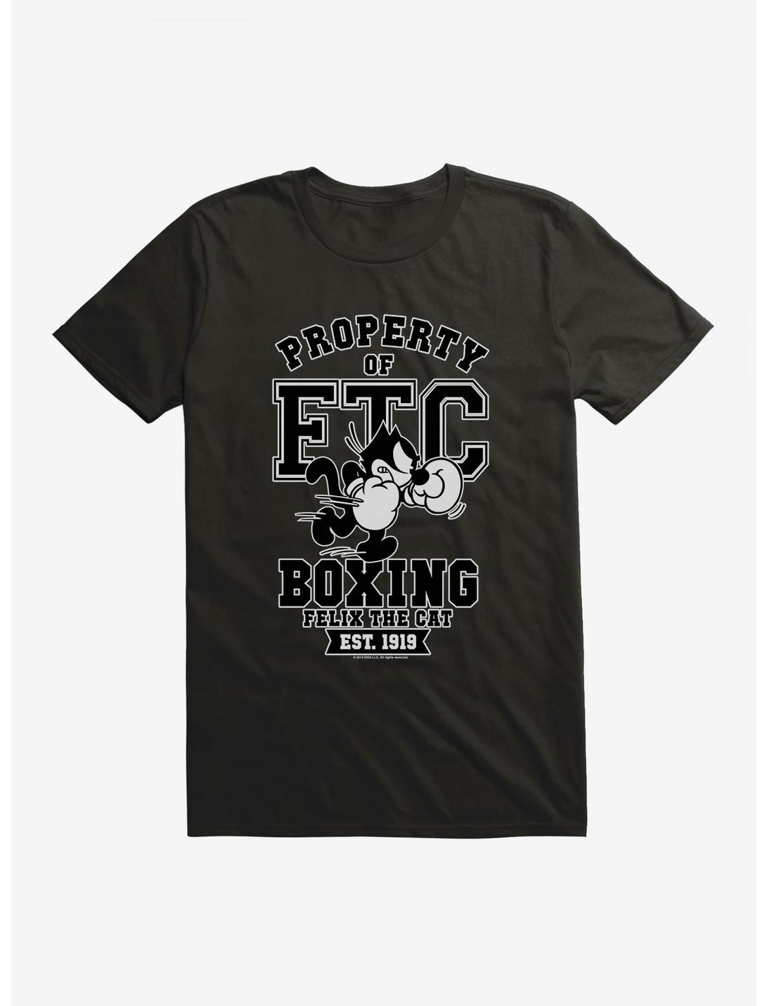 Felix The Cat Property of FTC Boxing T-Shirt, BLACK, hi-res