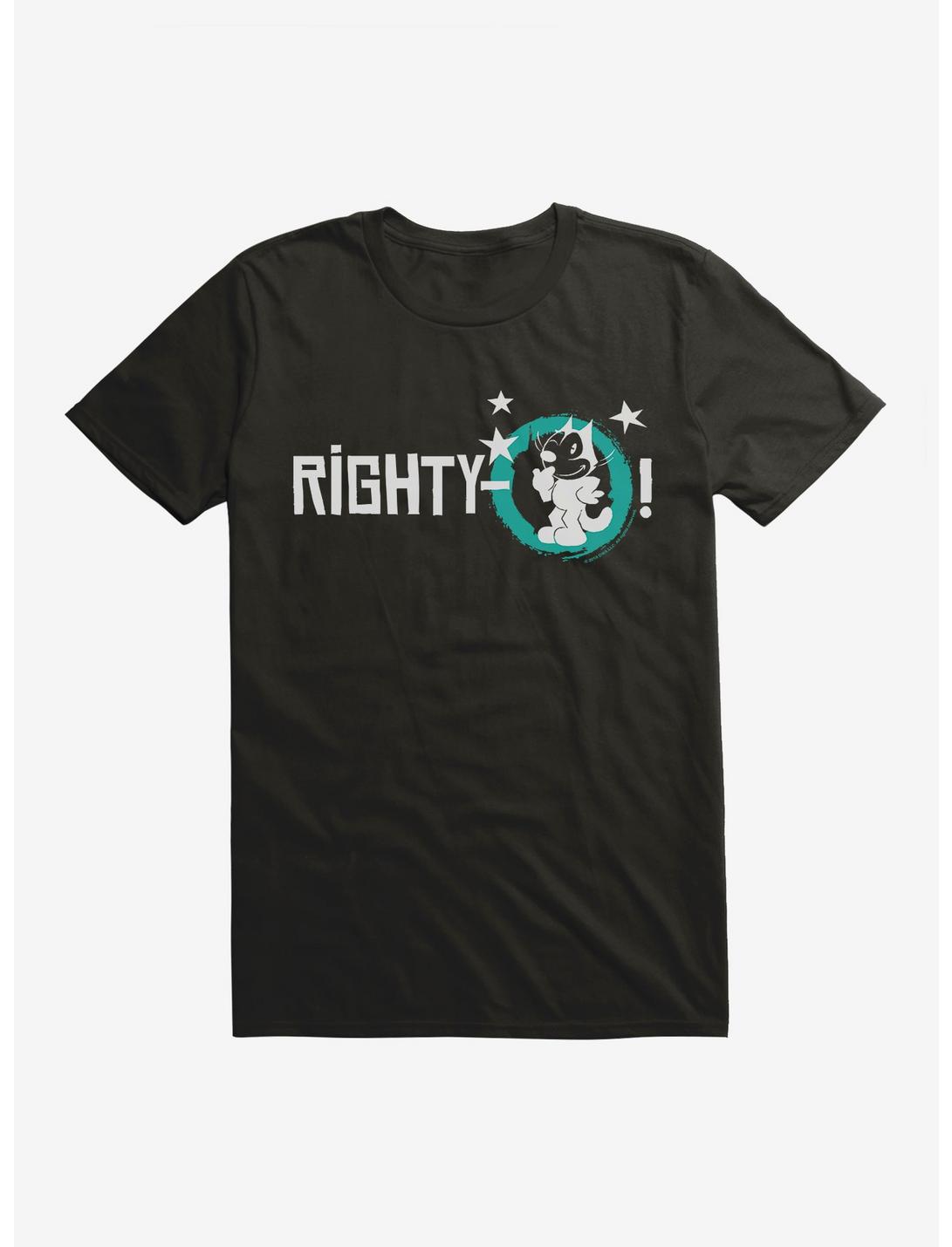 Felix The Cat Righty-O! Felix T-Shirt, BLACK, hi-res