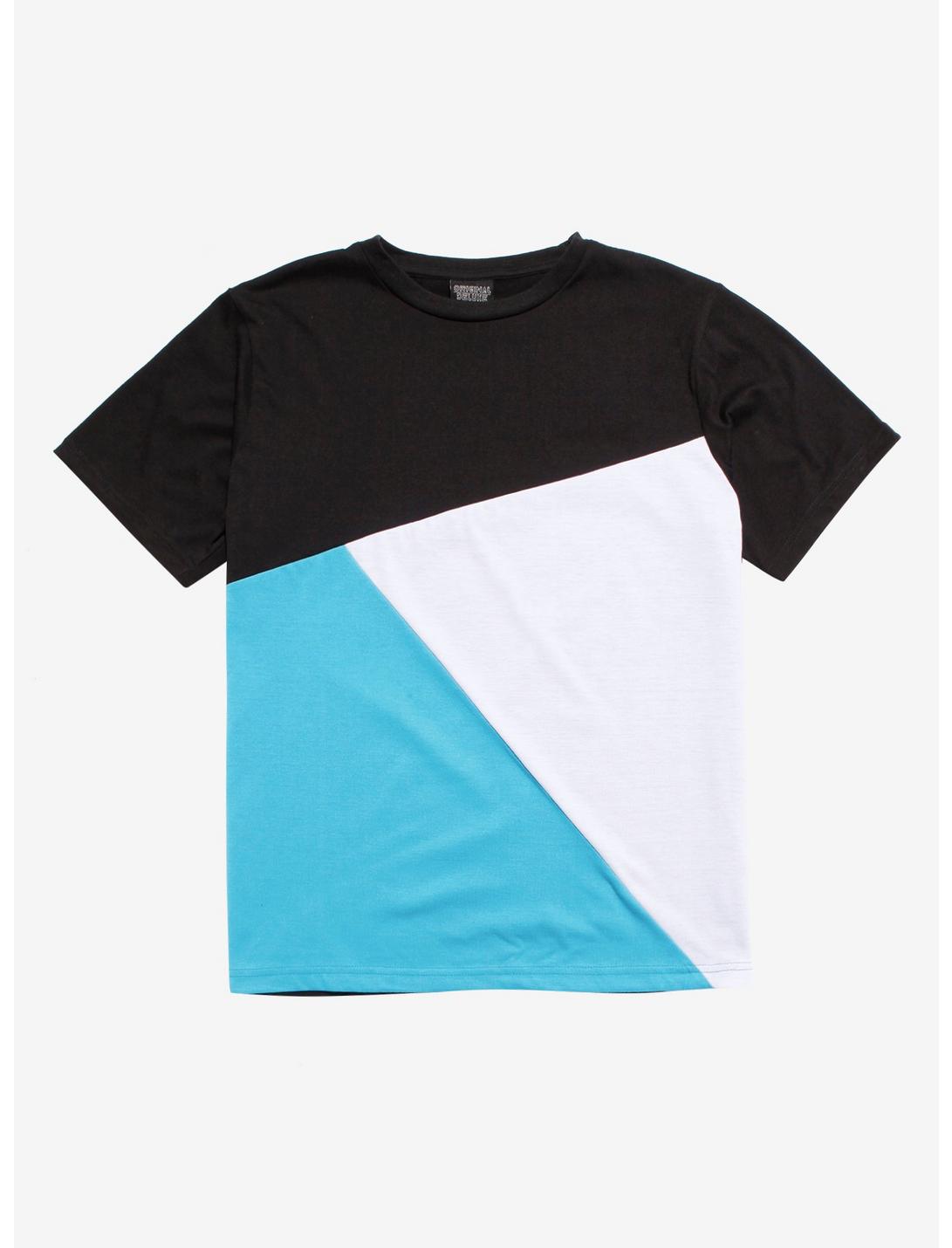Black Color-Block T-Shirt, MULTI, hi-res