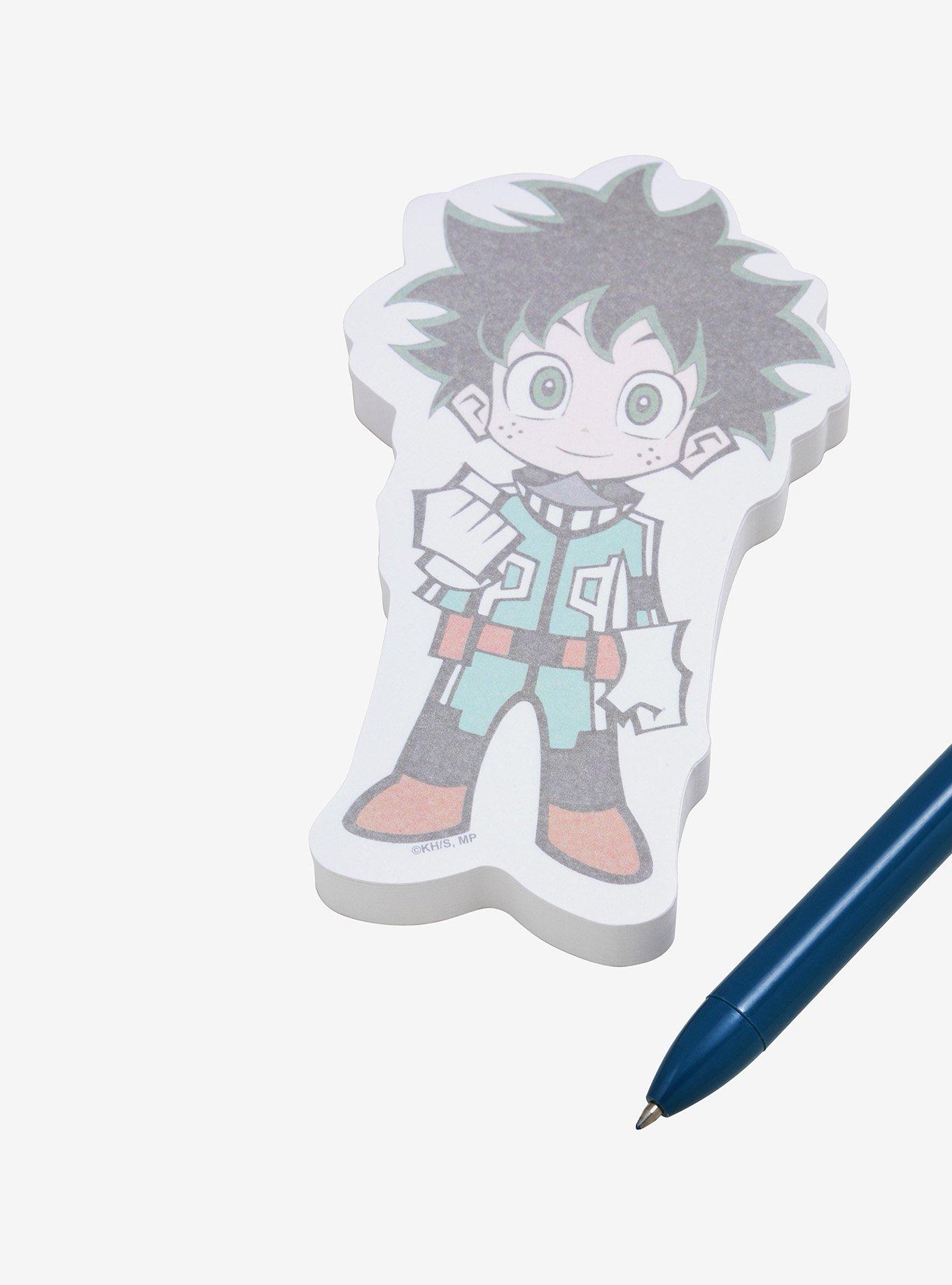 My Hero Academia Deku Cartoon Sticky Notepad, , hi-res