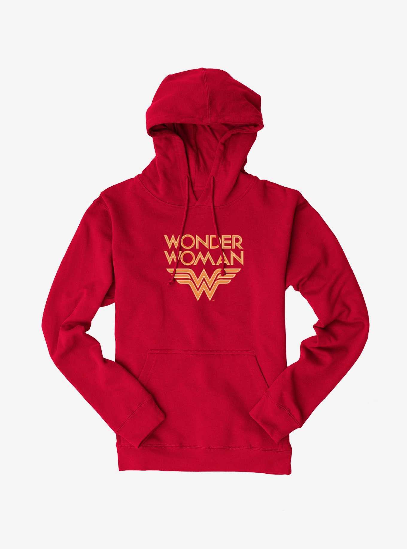 Sweatshirt estampada com capuz de menina Wonder Woman - Venca - 061994
