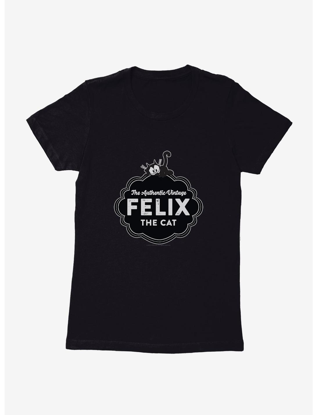 Felix The Cat The Authentic Vintage Womens T-Shirt, BLACK, hi-res
