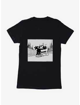 Felix The Cat Rollerskating Womens T-Shirt, , hi-res