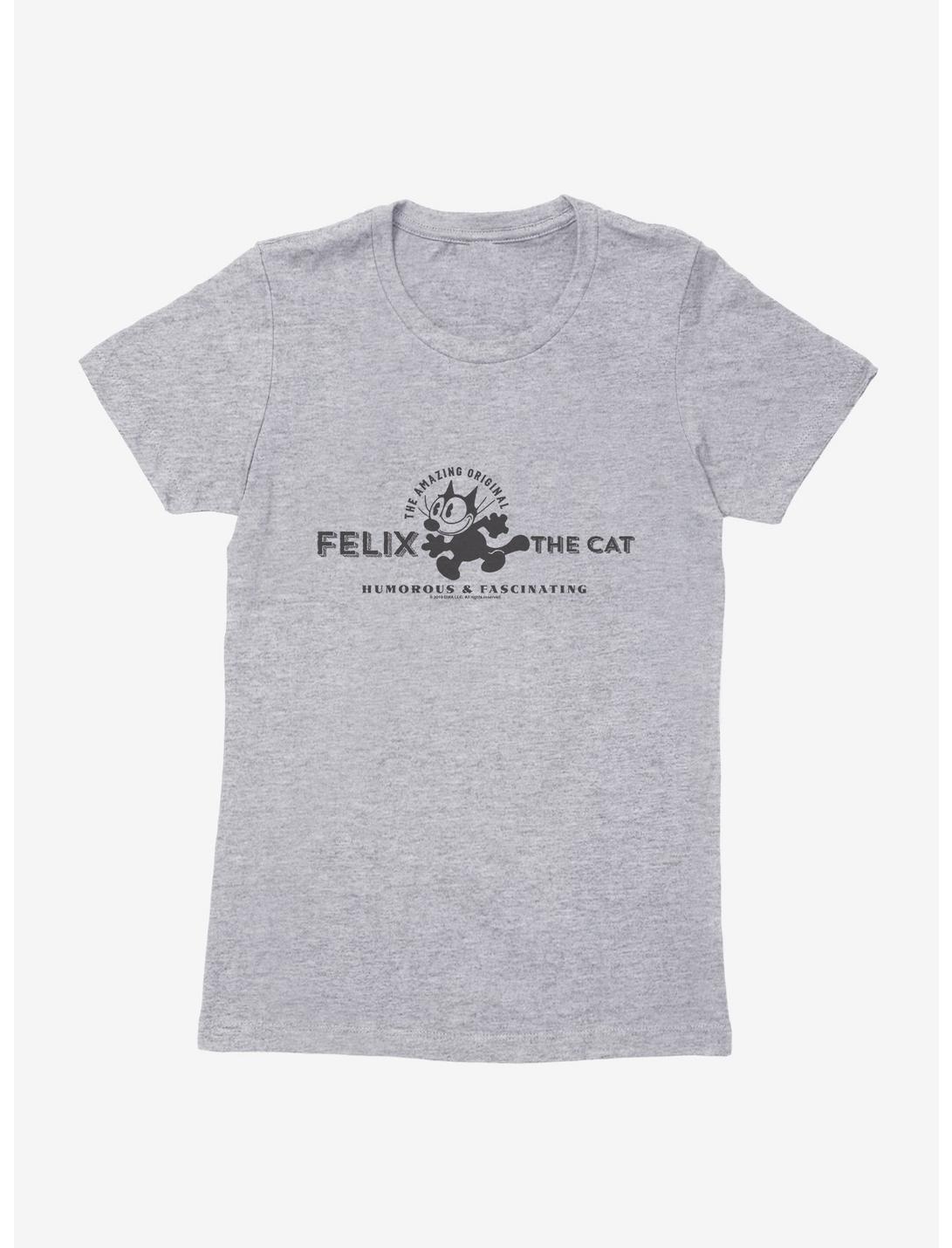Felix The Cat Humorous & Fascinating Womens T-Shirt, HEATHER, hi-res