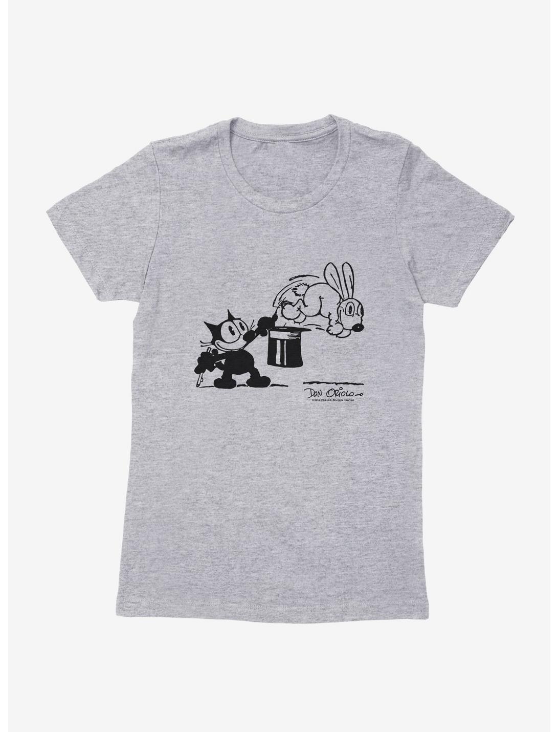 Felix The Cat Magic Trick Womens T-Shirt, HEATHER, hi-res