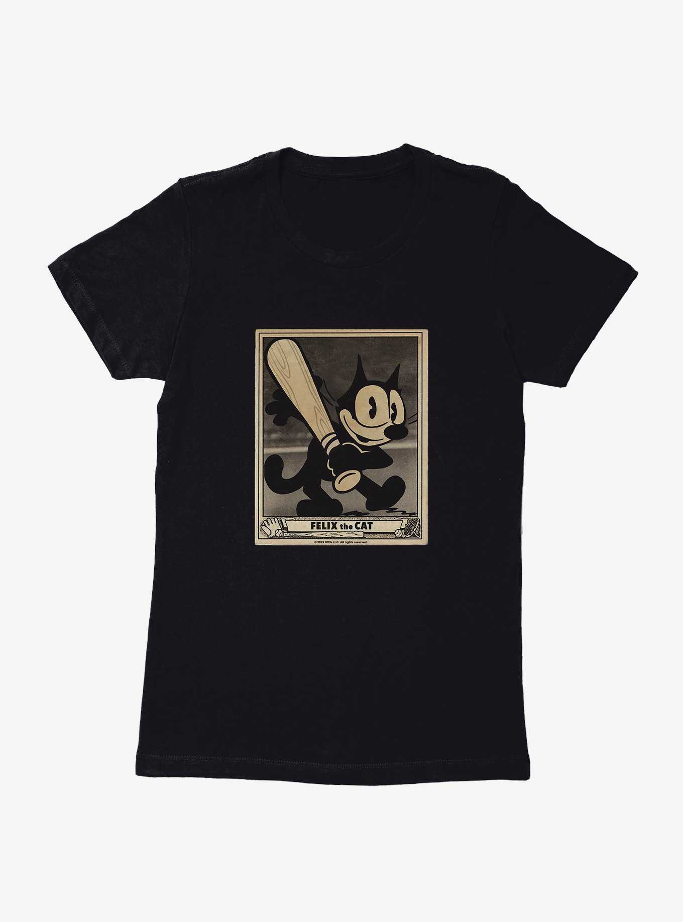 Felix The Cat Baseball Card Womens T-Shirt, , hi-res
