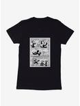 Felix The Cat Inheritance Comic Strip Womens T-Shirt, BLACK, hi-res
