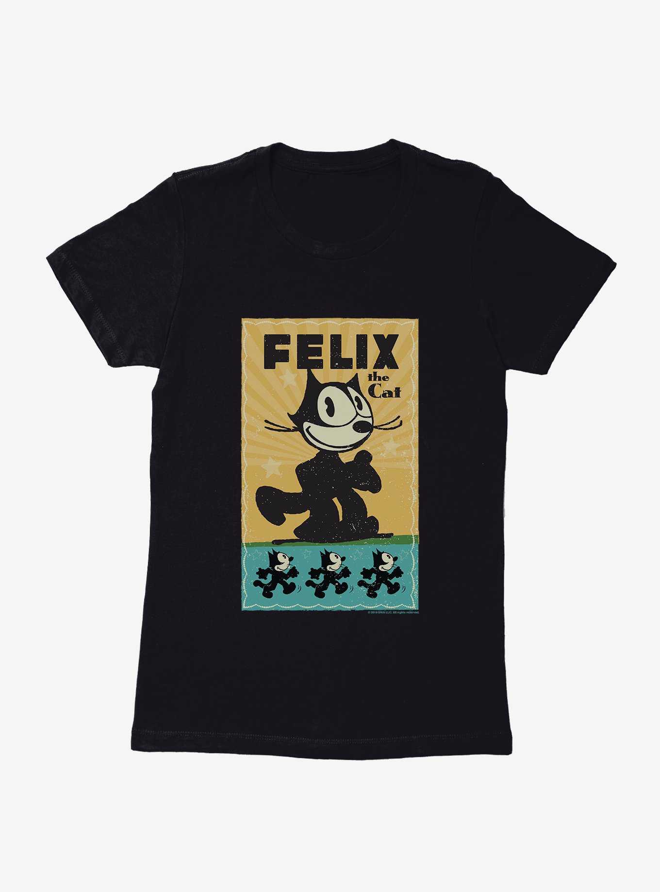 Felix The Cat Running Felix Poster Womens T-Shirt, , hi-res