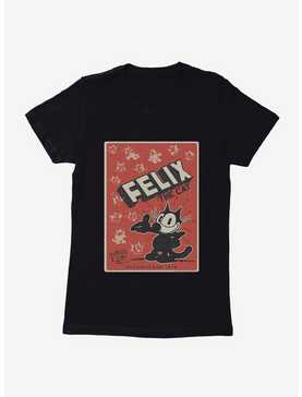 Felix The Cat Vintage Poster Womens T-Shirt, , hi-res