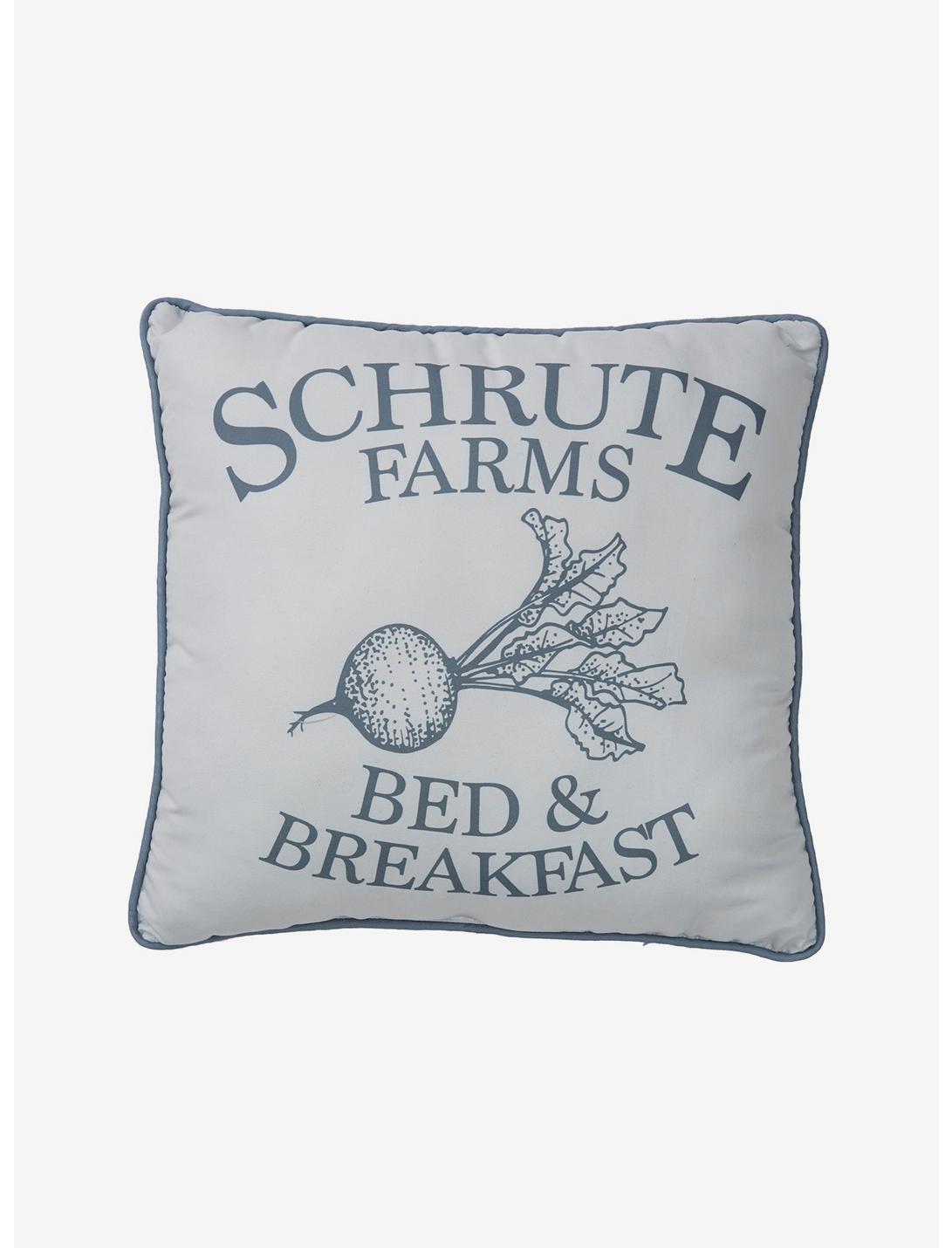 The Office Schrute Farms Bed & Breakfast Throw Pillow - BoxLunch Exclusive, , hi-res