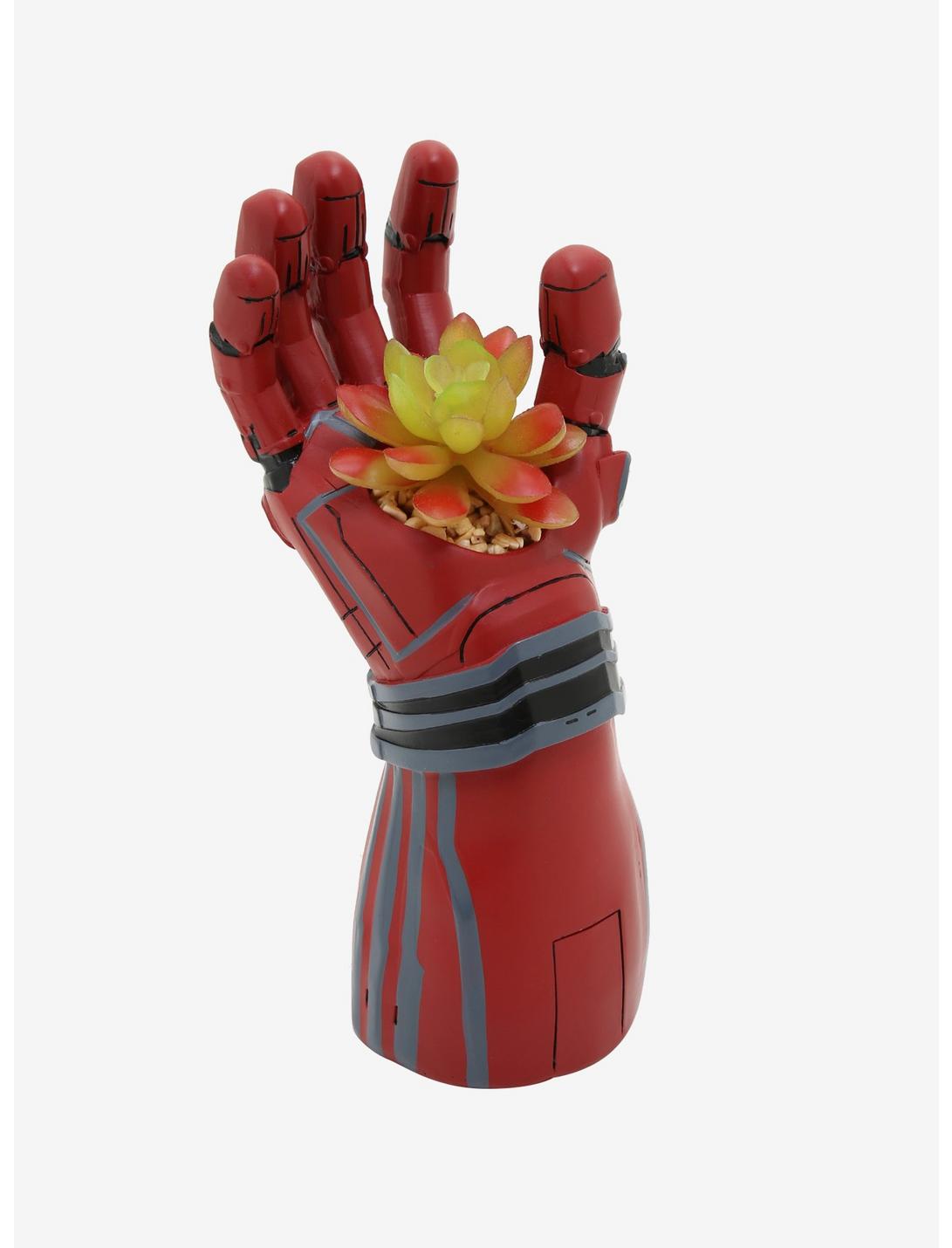 Marvel Avengers Iron Man Iron Gauntlet Faux Succulent Planter, , hi-res