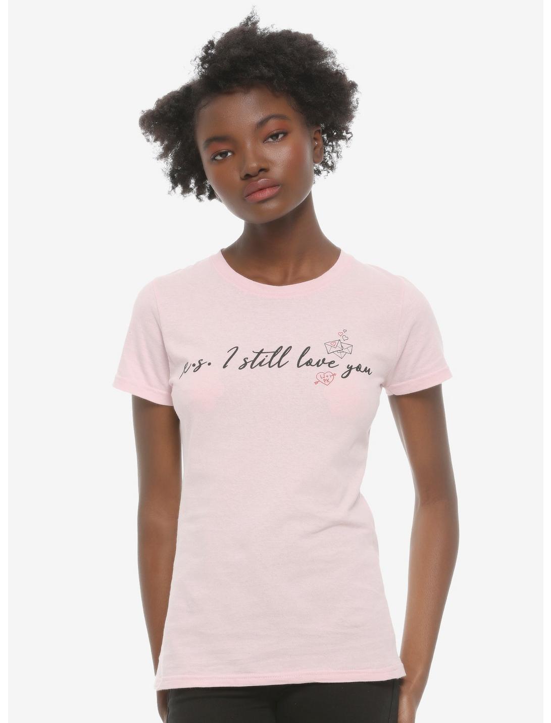 To All The Boys I've Loved Before P.S. I Still Love You Girls Pink T-Shirt, MULTI, hi-res
