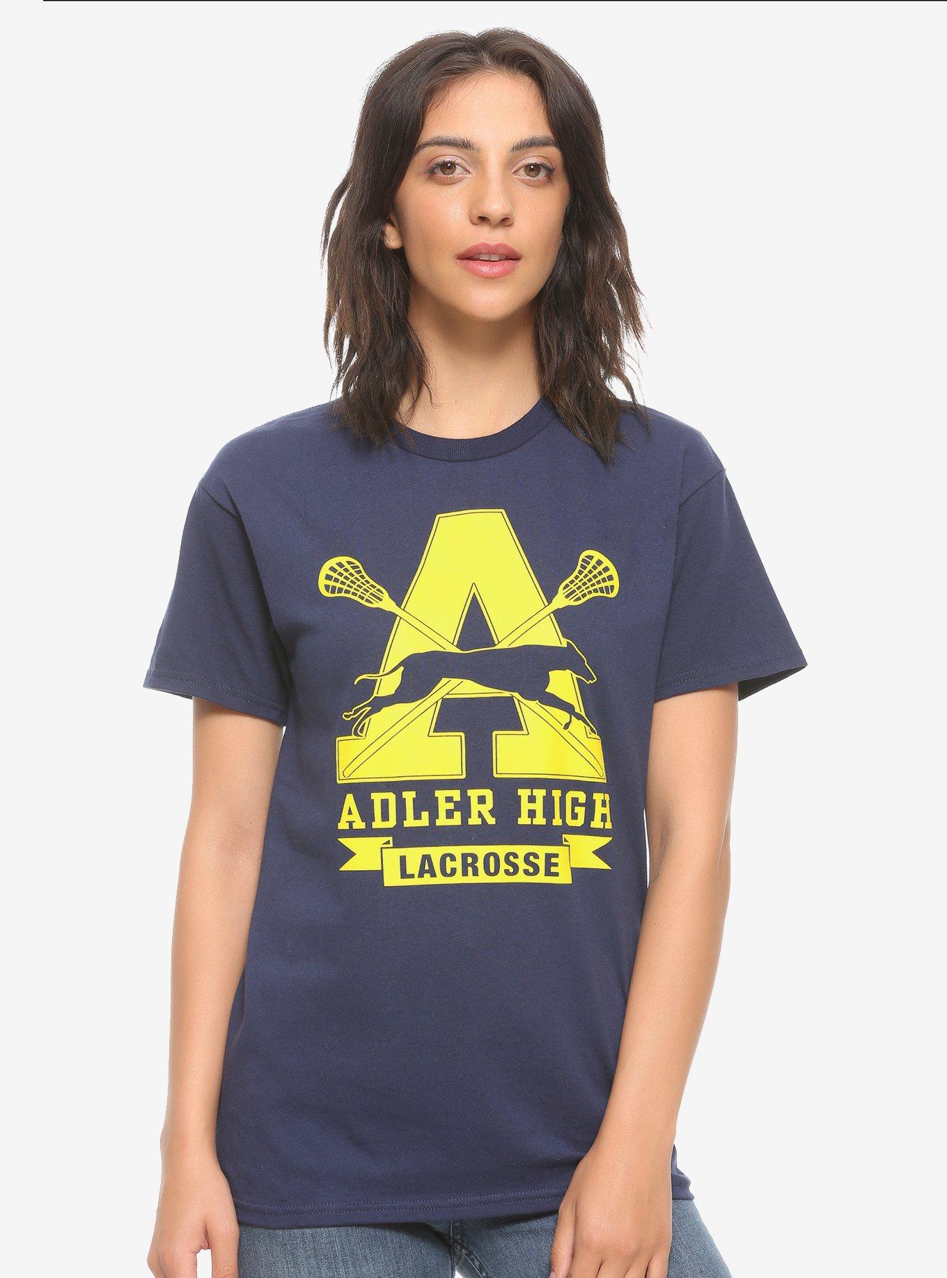To All The Boys I've Loved Before Adler High Lacrosse Girls T-Shirt, YELLOW, hi-res