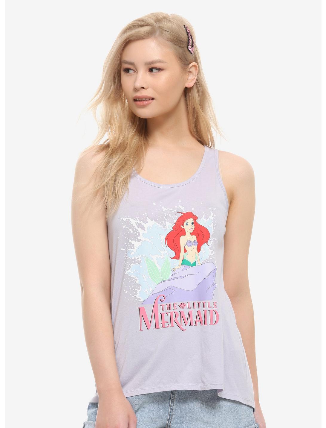 Disney The Little Mermaid Ariel Chiffon Back Girls Tank Top, MULTI, hi-res
