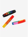 Rainbow Rubber Bracelet Set, , hi-res