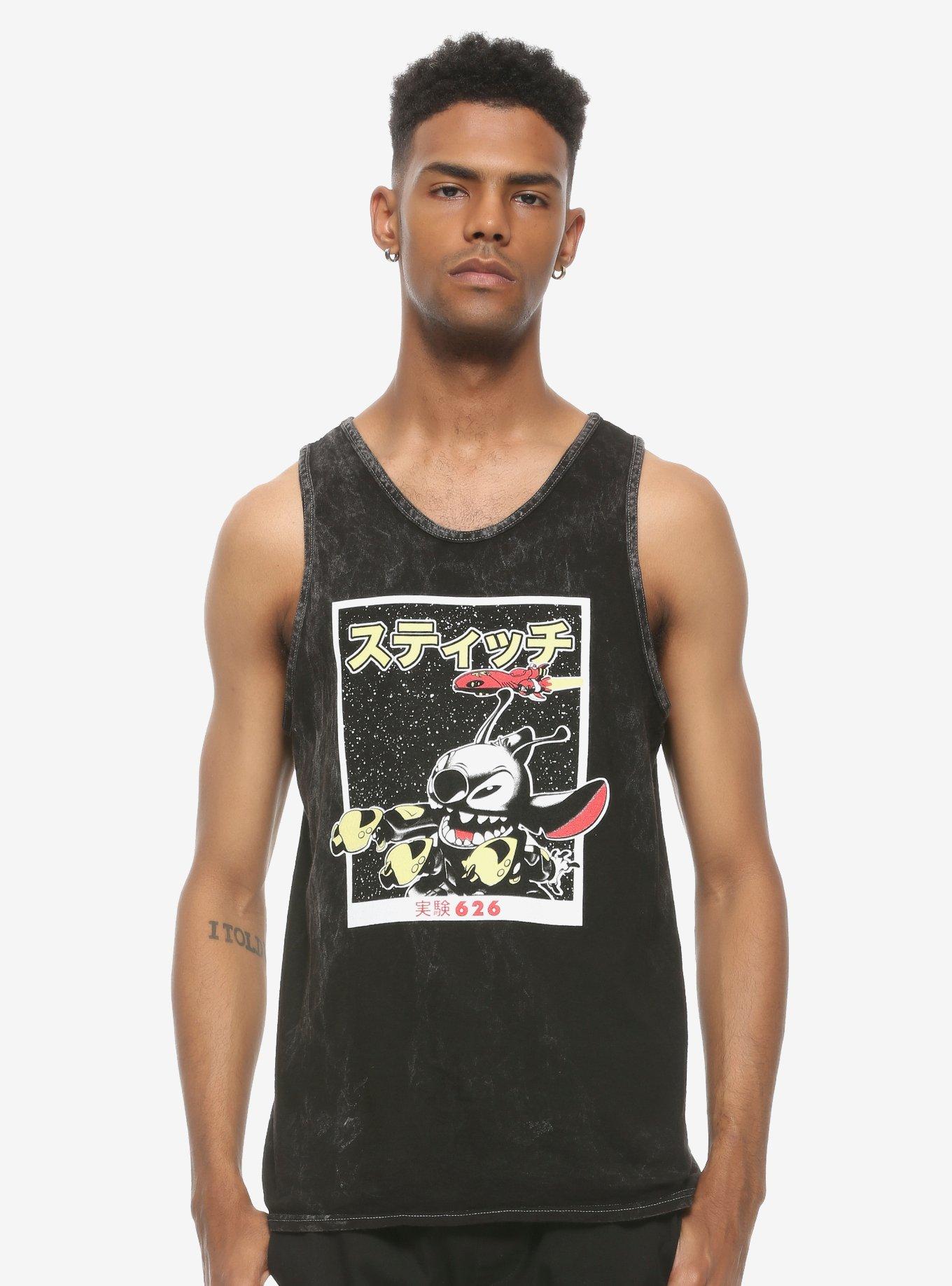 Disney Lilo & Stitch Japanese Stone Wash Tank Top, MULTI, hi-res