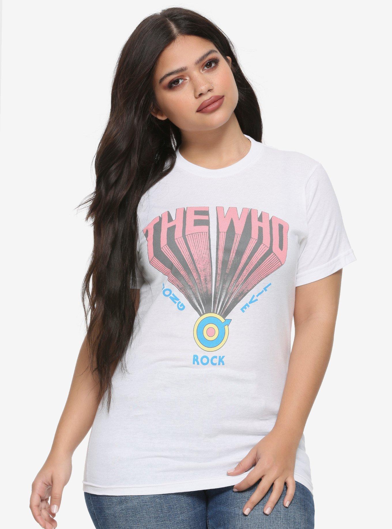 The Who Long Live Rock Girls T-Shirt, WHITE, hi-res