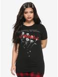 My Chemical Romance Let's All Be Friends Girls T-Shirt, BLACK, hi-res