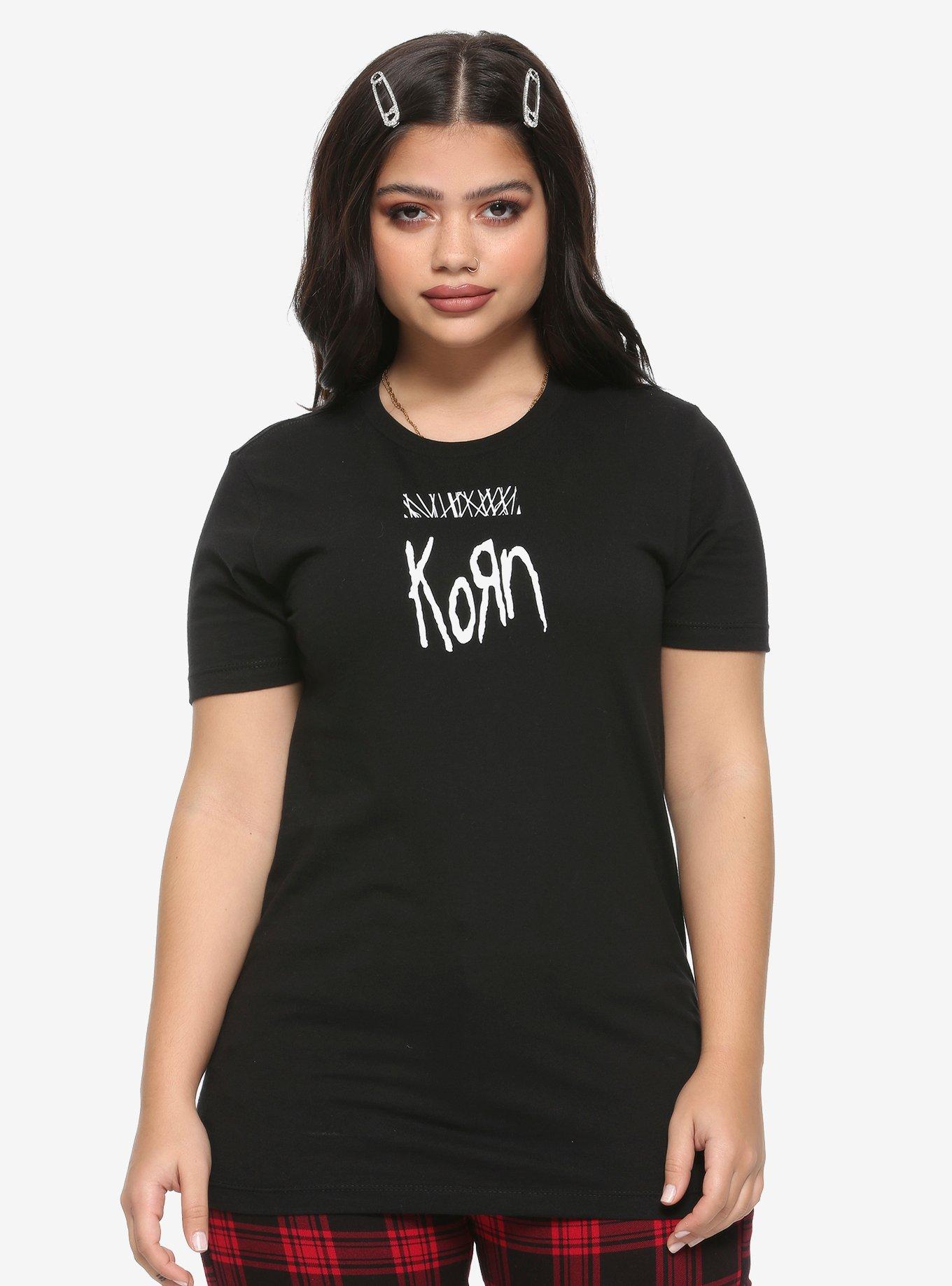 Korn The Nothing Tracklist Girls T-Shirt, BLACK, hi-res