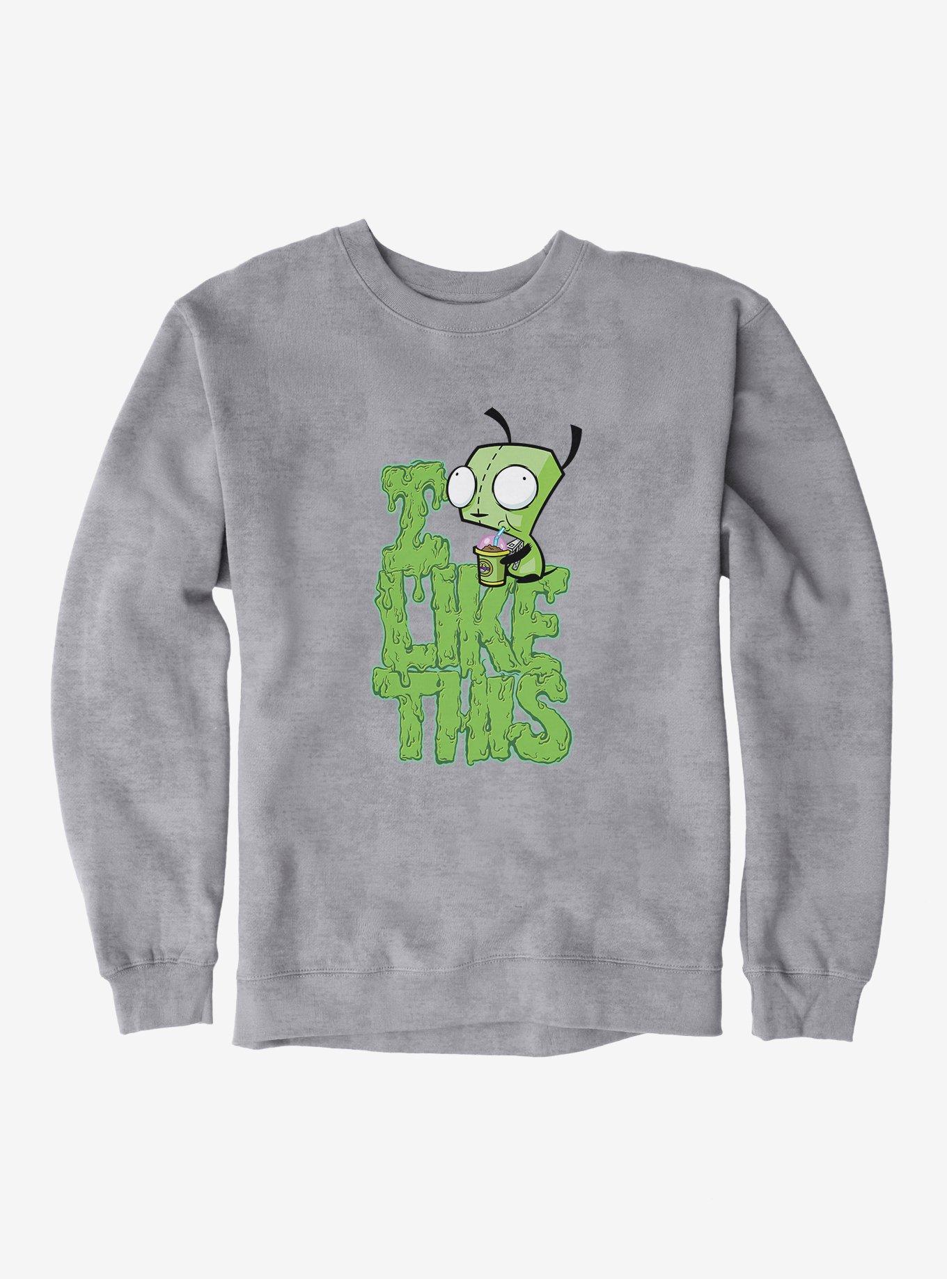 Invader Zim I Like This Sweatshirt, , hi-res