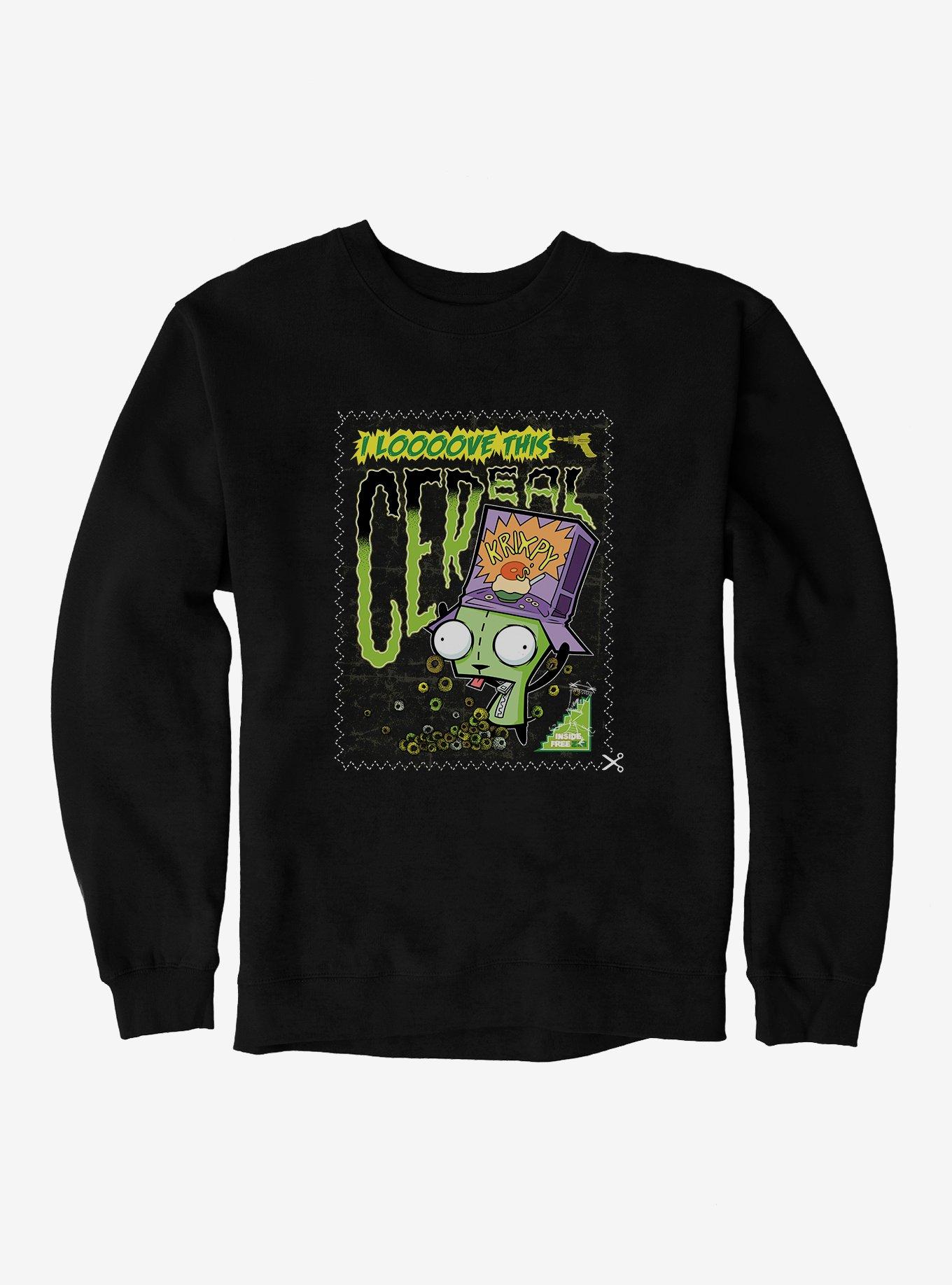 Invader Zim I Love This Cereal Sweatshirt, , hi-res