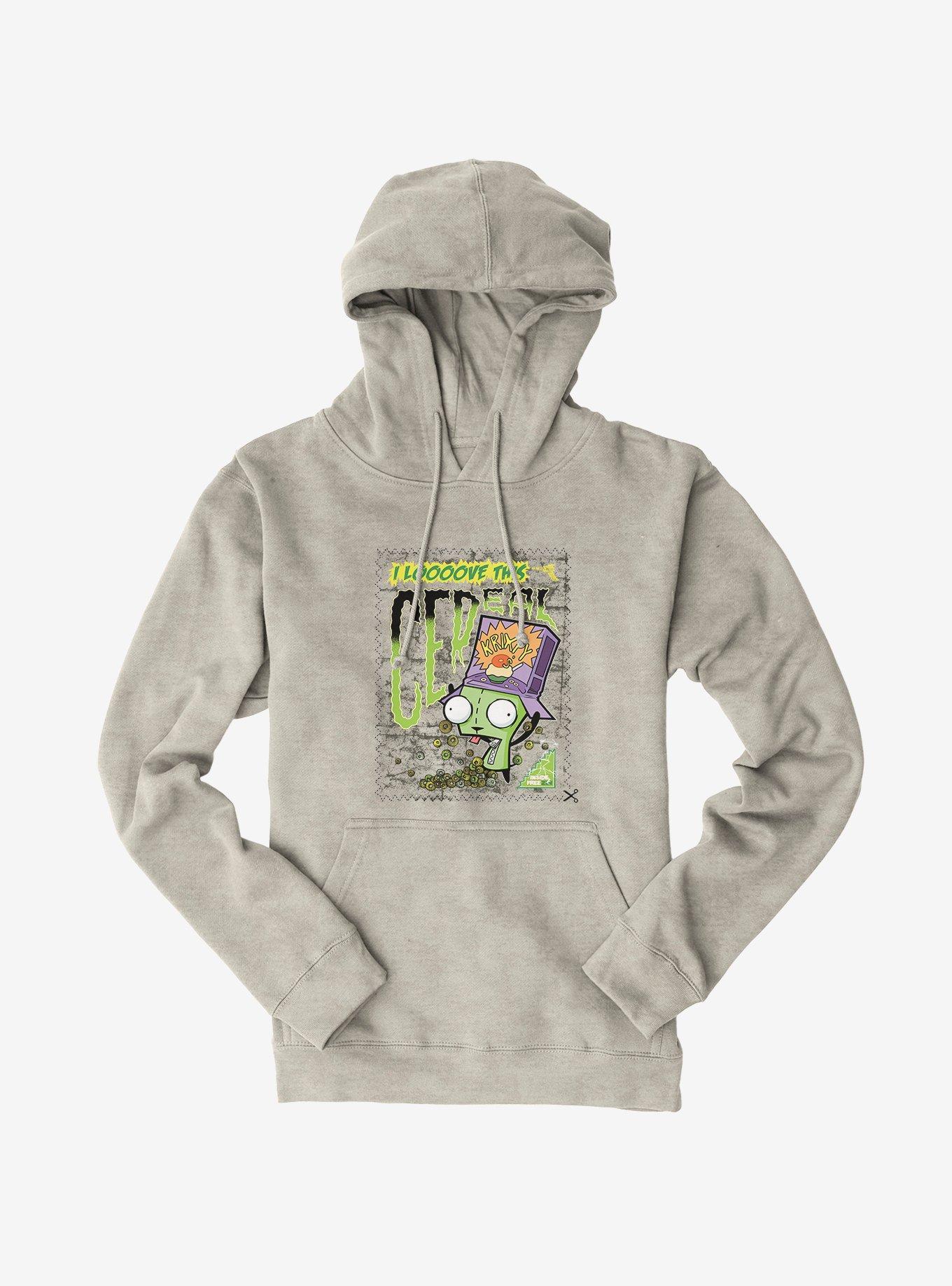 Invader Zim I Love This Cereal Hoodie, , hi-res