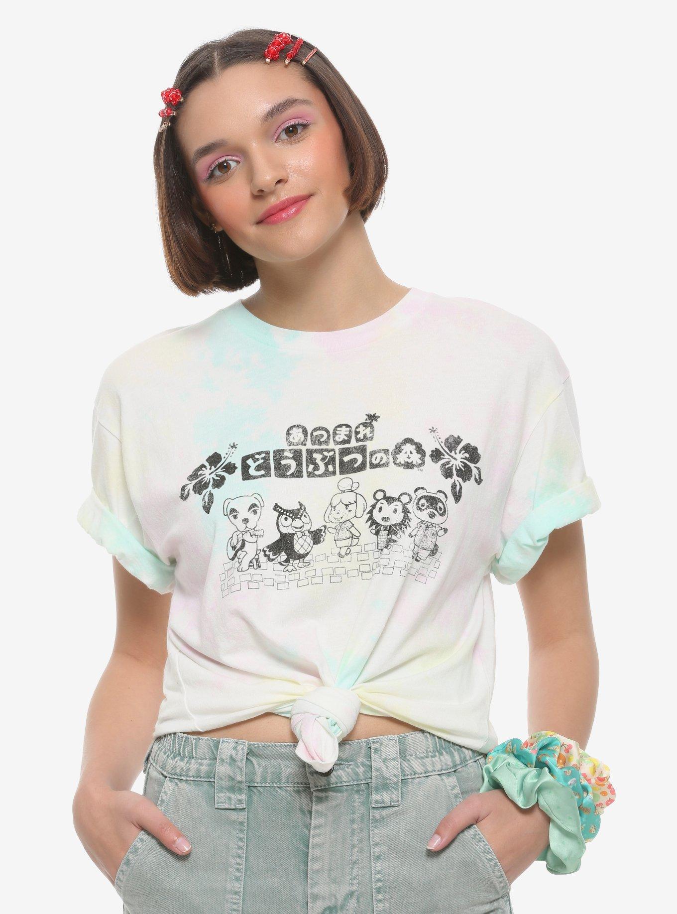 Nintendo Animal Crossing Characters Tie-Dye Women's T-Shirt - BoxLunch Exclusive, TIE DYE, hi-res