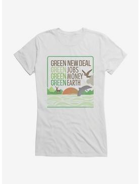 Green New Deal Green Jobs Money And Earth Girls T-Shirt, , hi-res