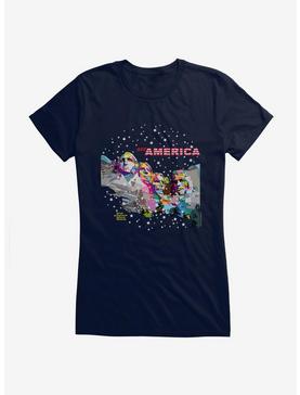 See America Mount Rushmore Girls T-Shirt, , hi-res